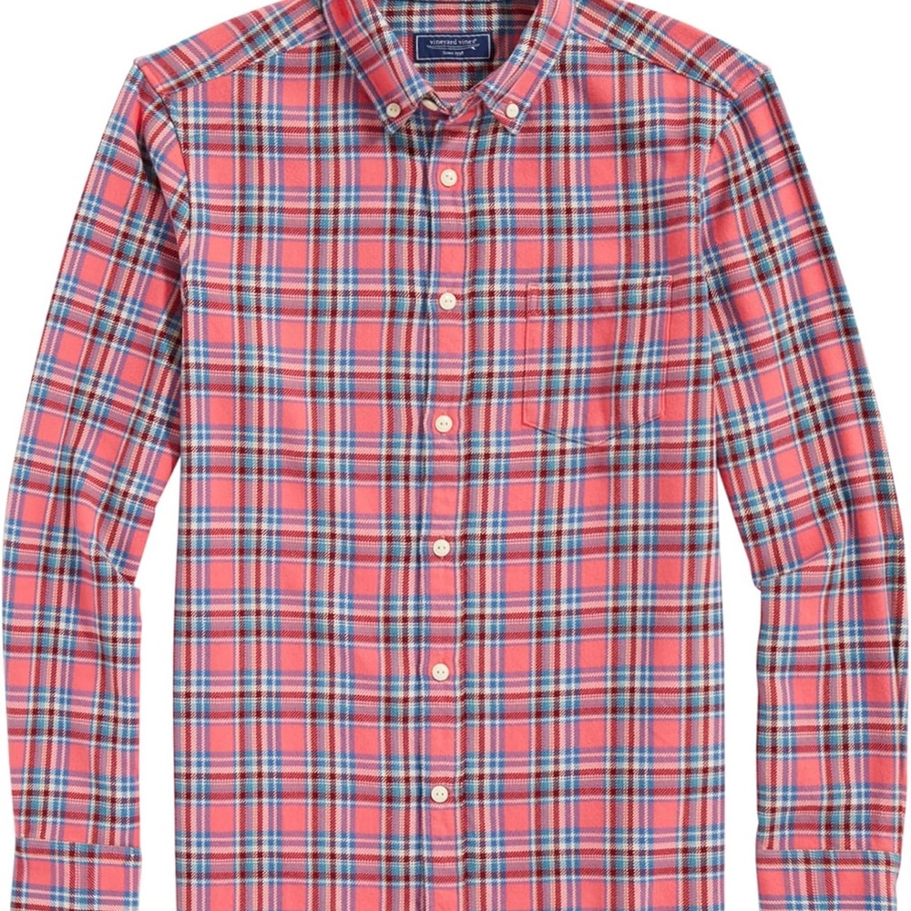 Vineyard Vines Men's Midweight Twill Plaid Shirt XXL NWT
